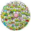 10 30 50pcs Cute KEROKERO KEROPPI Cartoon Stickers Waterproof Graffiti Phone Case Guitar Laptop PVC Kawaii - Keroppi Shop