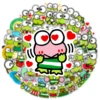 10 30 50pcs Cute KEROKERO KEROPPI Cartoon Stickers Waterproof Graffiti Phone Case Guitar Laptop PVC Kawaii 3 - Keroppi Shop