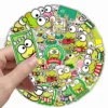 10 30 50pcs Cute Kero Kero Keroppi Cartoon Stickers for Kids Waterproof Graffiti Diary Laptop Guitar 2 - Keroppi Shop