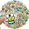 10 30 50pcs Kawaii Anime KEROKERO KEROPPI Stickers Decals Waterproof Decorative Stationery Laptop Car Cute Kids 2 - Keroppi Shop