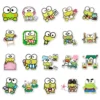 10 30 50pcs Kawaii KEROKERO KEROPPI Cartoon Stickers Sanrio Aesthetics Decal Laptop Skateboard Suitcase Luggage Sticker 5 - Keroppi Shop