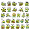 50 100Pcs Big eyed frogs Keroppi Stickers Graffiti Ornament Skateboard Refrigerator Waterproof DIY Reusable No glue 3 - Keroppi Shop