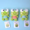 Anime Cartoon Cute Saniroed Keroppi Plush Doll Bag Ornament Pendant Kawaii Animals Stuffed Plushie Soft Toys 1 - Keroppi Shop