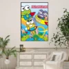 Cute Sanrio Kero Kero Keroppi Poster Prints Wall Painting Bedroom Living Room Wall Sticker Office Small 1 - Keroppi Shop