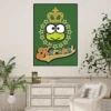 Cute Sanrio Kero Kero Keroppi Poster Prints Wall Painting Bedroom Living Room Wall Sticker Office Small 2 - Keroppi Shop