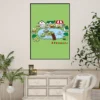 Cute Sanrio Kero Kero Keroppi Poster Prints Wall Painting Bedroom Living Room Wall Sticker Office Small 4 - Keroppi Shop