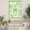 Cute Sanrio Kero Kero Keroppi Poster Prints Wall Painting Bedroom Living Room Wall Sticker Office Small 6 - Keroppi Shop