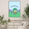 Cute Sanrio Kero Kero Keroppi Poster Prints Wall Painting Bedroom Living Room Wall Sticker Office Small 7 - Keroppi Shop