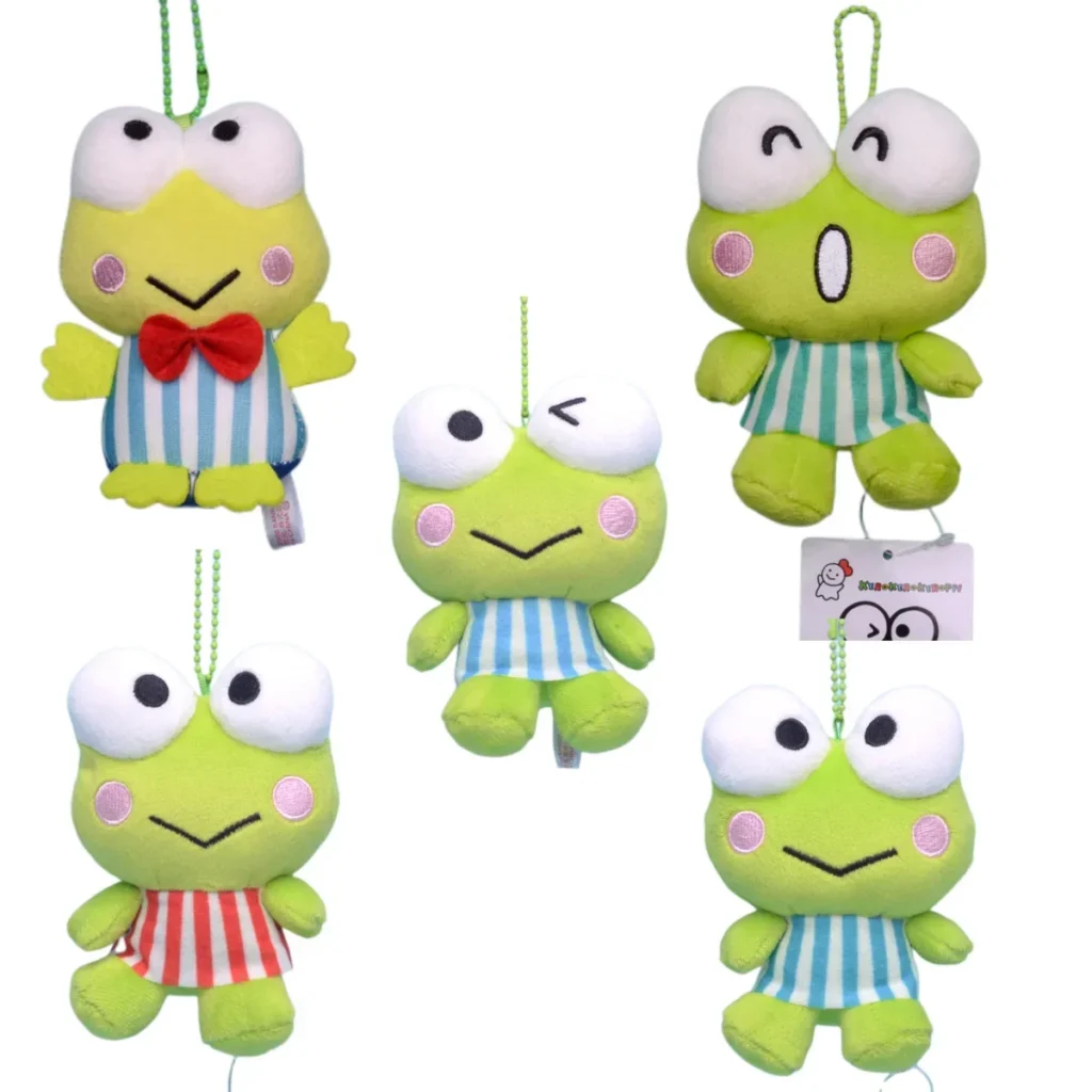 Sanrio Cute Kero Kero Keroppi Plush Doll Backpack Pendant Anime Cartoon Cute Cute Frog Keychain Boy - Keroppi Shop