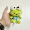 Wholesale 24pcs lot 10cm 12cm My Kero Keroppi Plush Toy Pendant Green Frog Stuffed animal dolls 4 - Keroppi Shop