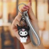 kf S990518f5c60c4626b29524bf7f91ec2e3 Cartoon Sanrio Keychain Cute Kitty Melody Kuromi Cinnamoroll Pom Pom Purin Kero Kero Keroppi Doll Keychain - Keroppi Shop