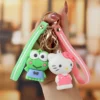 kf Sb0c8c3f1e8354f42ba9236d2f1c3ef9d2 Cartoon Sanrio Keychain Cute Kitty Melody Kuromi Cinnamoroll Pom Pom Purin Kero Kero Keroppi Doll Keychain - Keroppi Shop